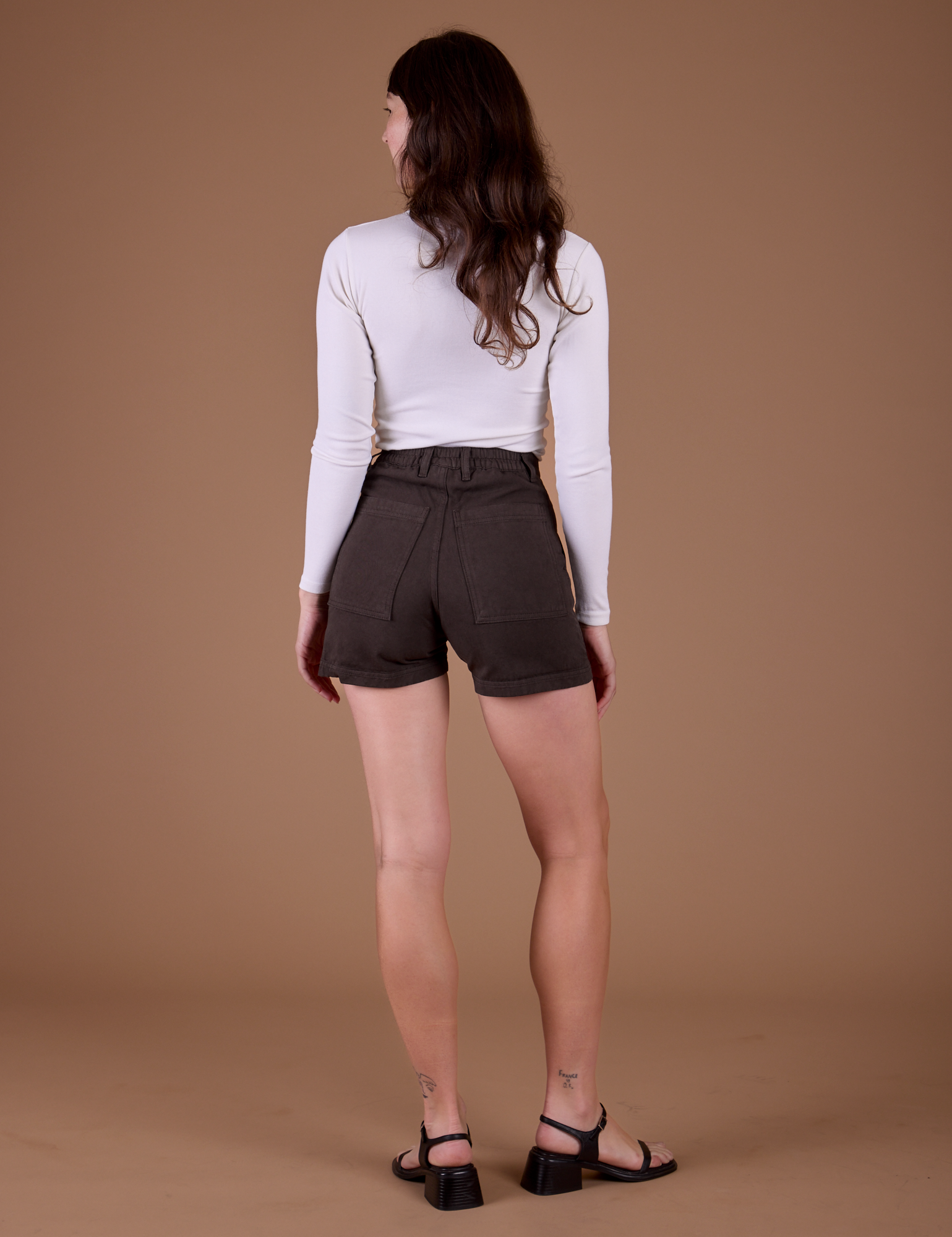 Classic Work Shorts - Espresso Brown
