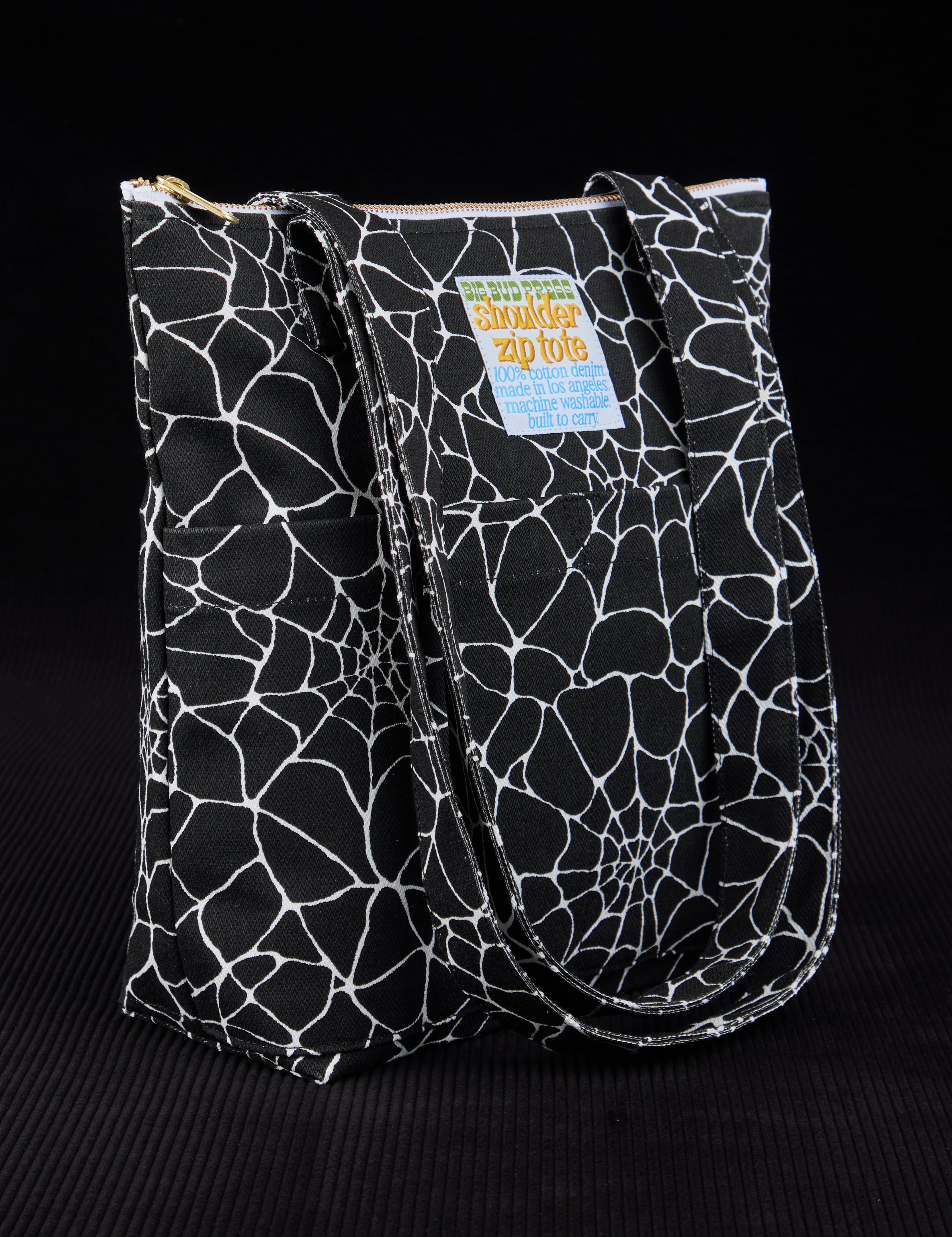 Spider Webs Printed Bags *FINAL SALE* – BIG BUD PRESS