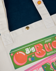 Bodega Shopper Tote bubblegum close up