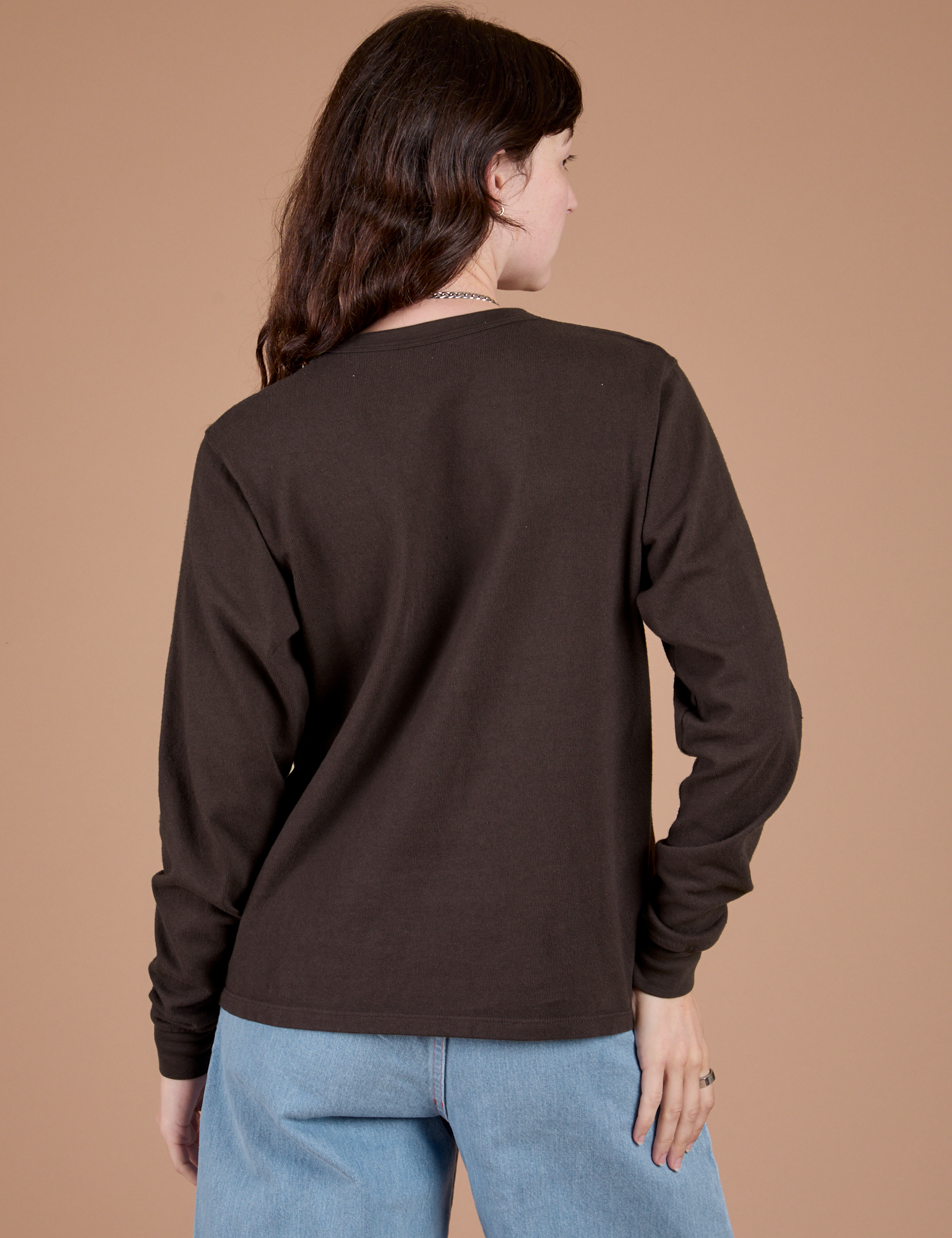 Long Sleeve Burly Tee - Espresso Brown