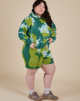 Heavyweight Oversized Hoodie - Green Magic Waters