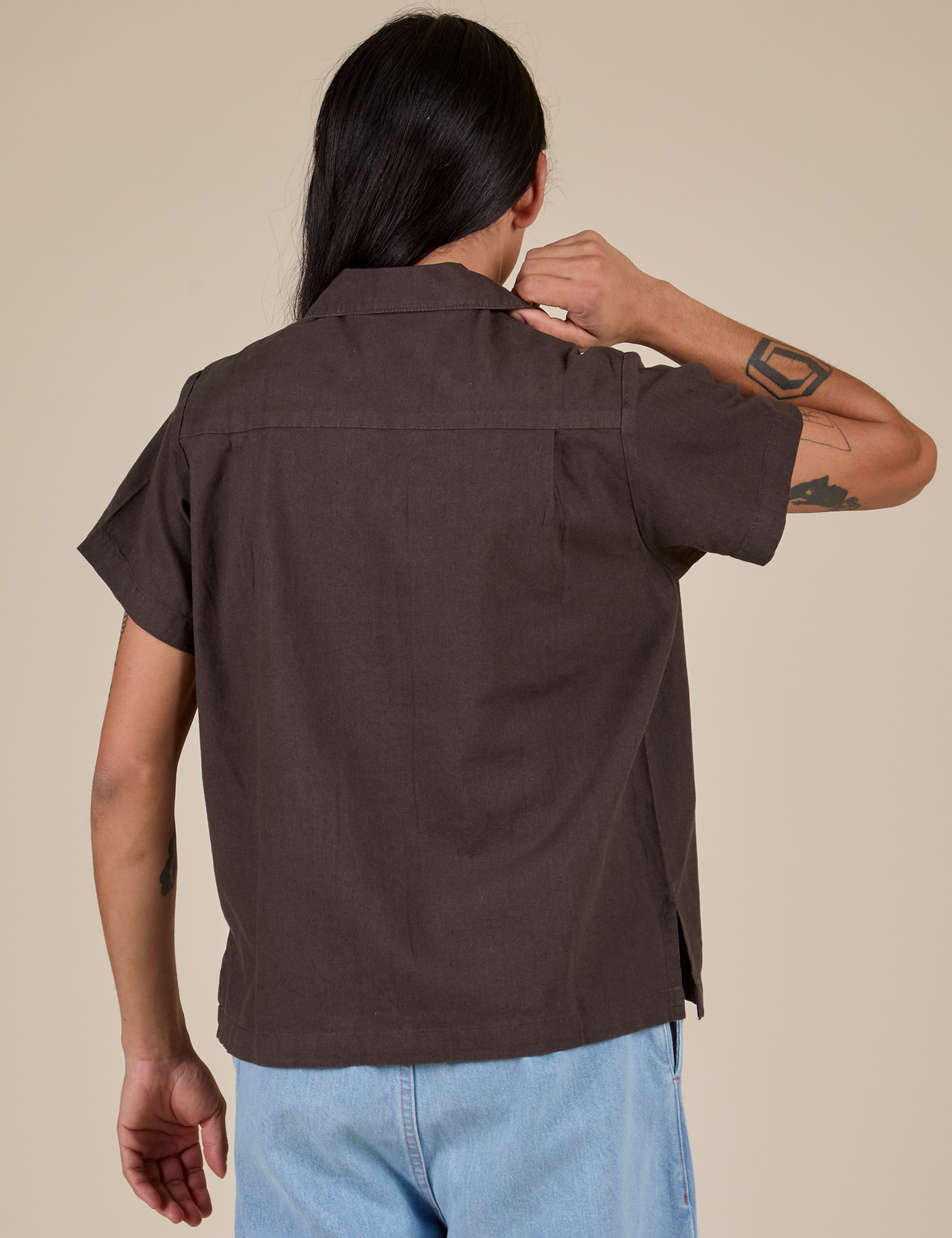 Pantry Button-Up - Espresso Brown