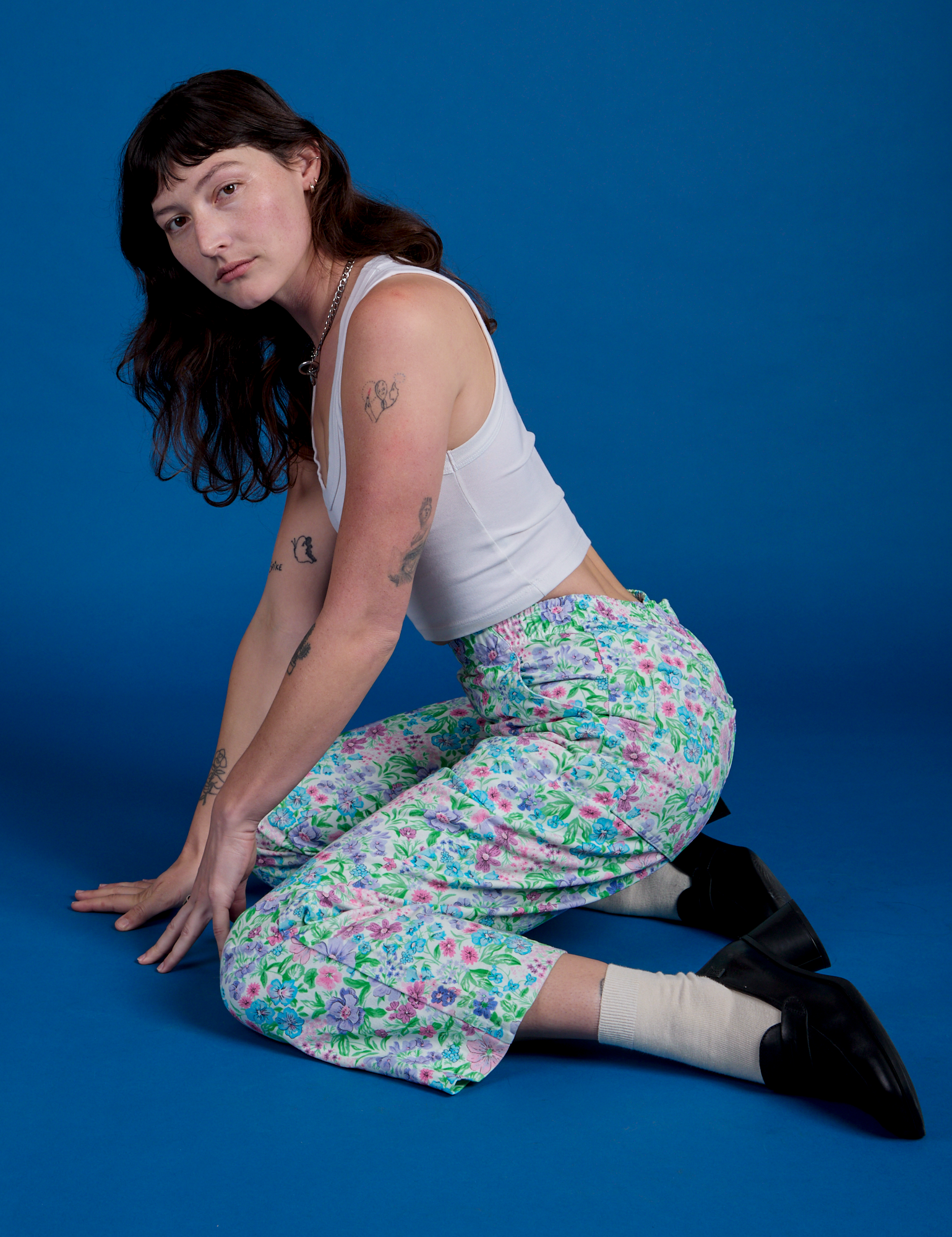 Printed Action Pants - Wallpaper