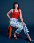Work Pants - Sunny Cloud Airbrush