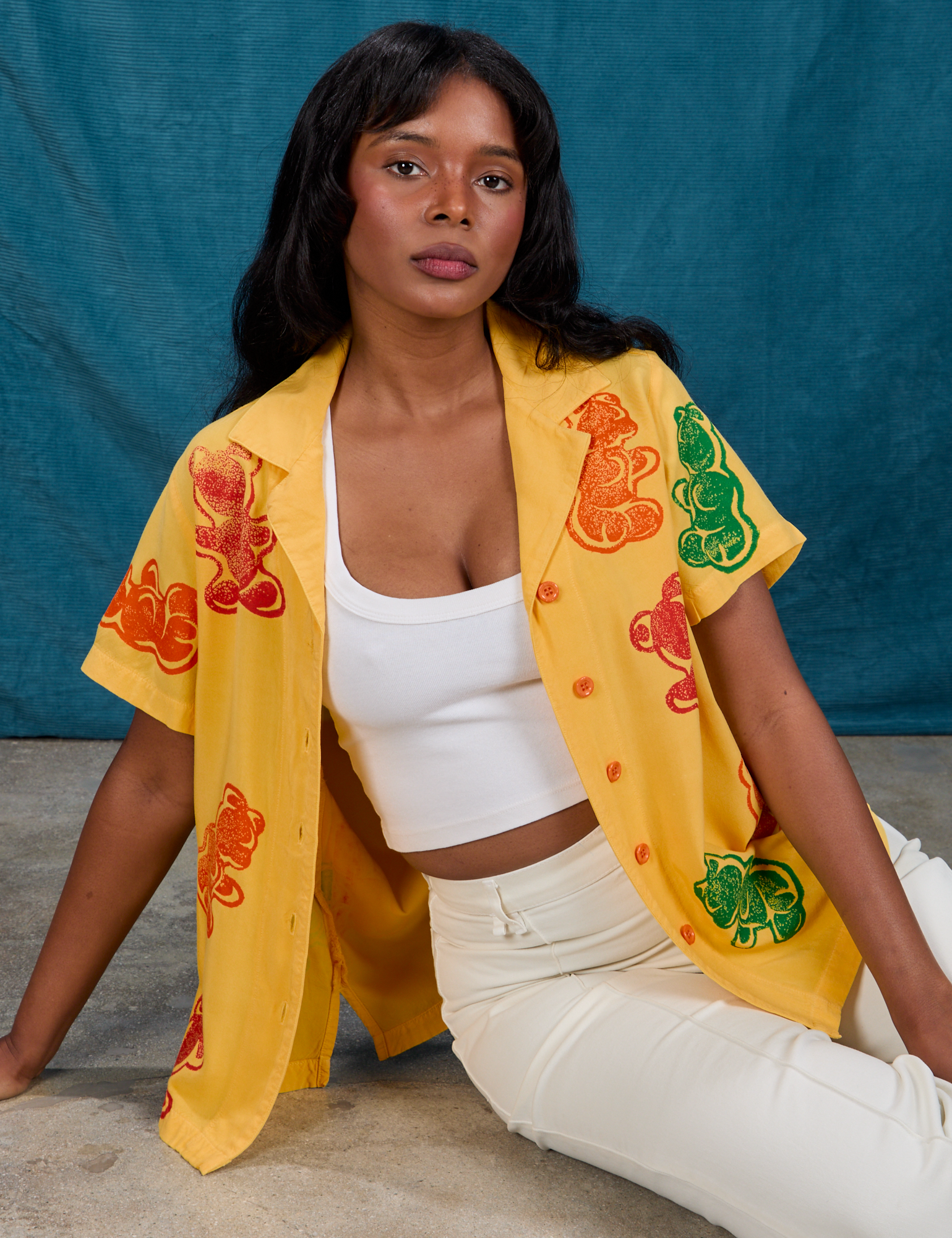 Gummy Bear Pantry Button-Up worn by Kandia