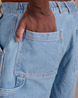 Carpenter Shorts - Light Wash