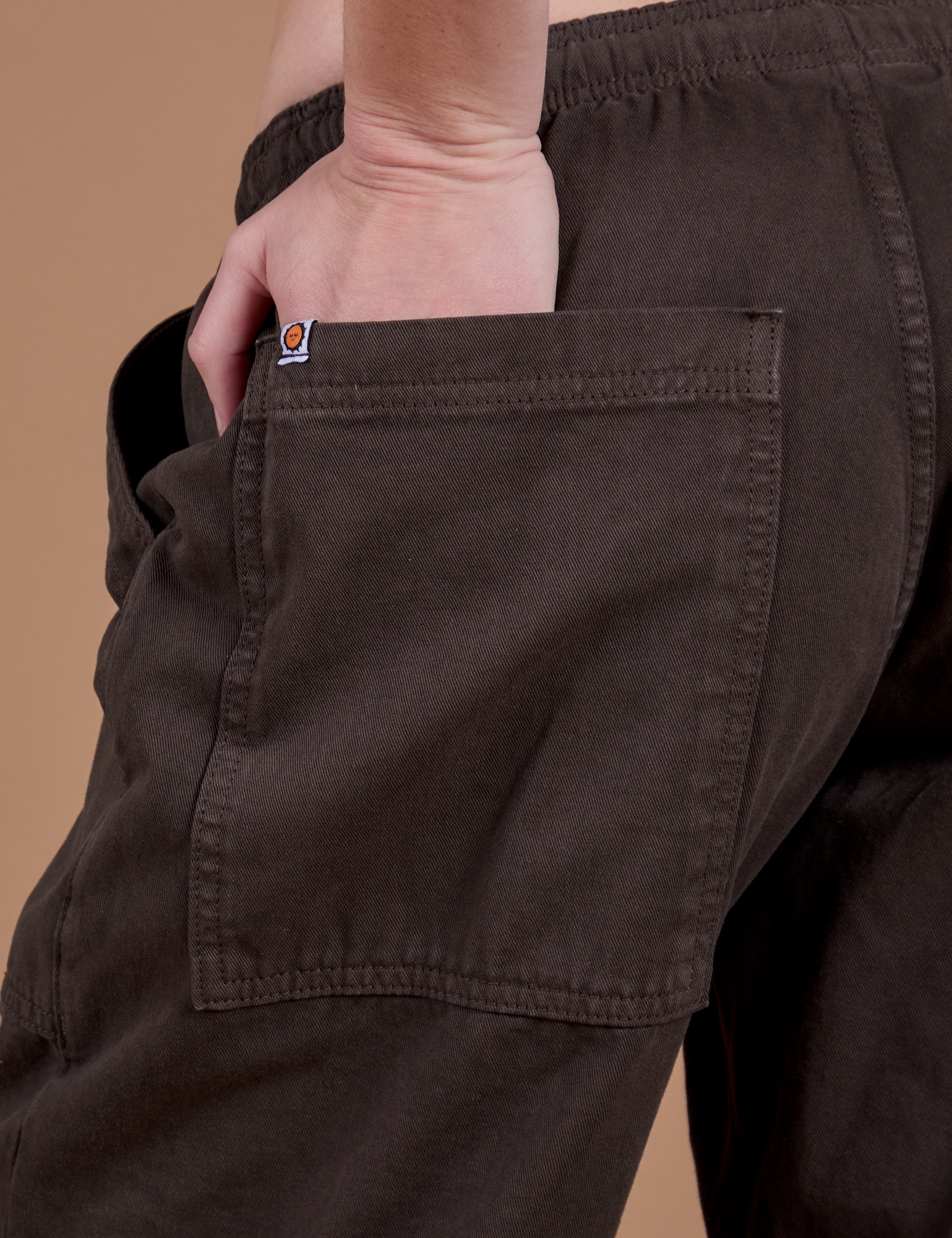 Drop Pocket Cargo Pants - Espresso Brown