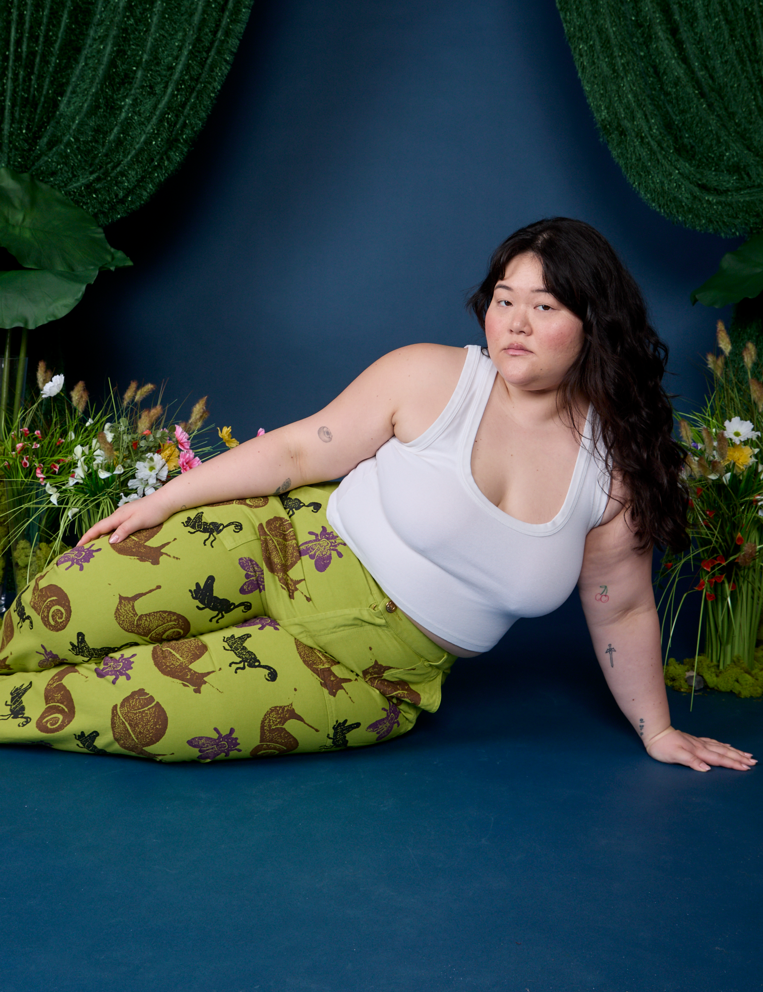 Paintstamped Work Pants - Big Bug