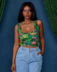 Cropped Tank Top - Pond Party