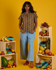 Fruit Fantasy Pantry Button-Up