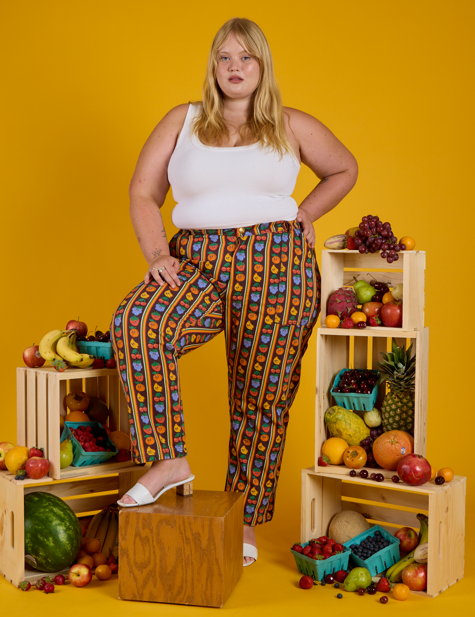 Work Pants - Fruit Fantasy