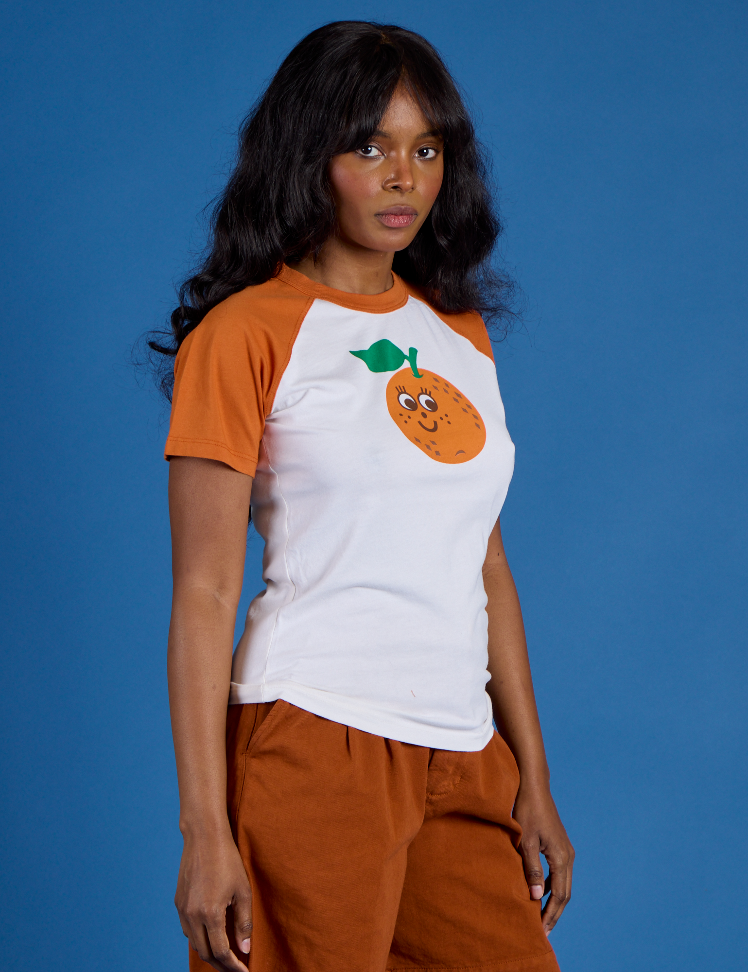 Produce Raglan Tee - Orange