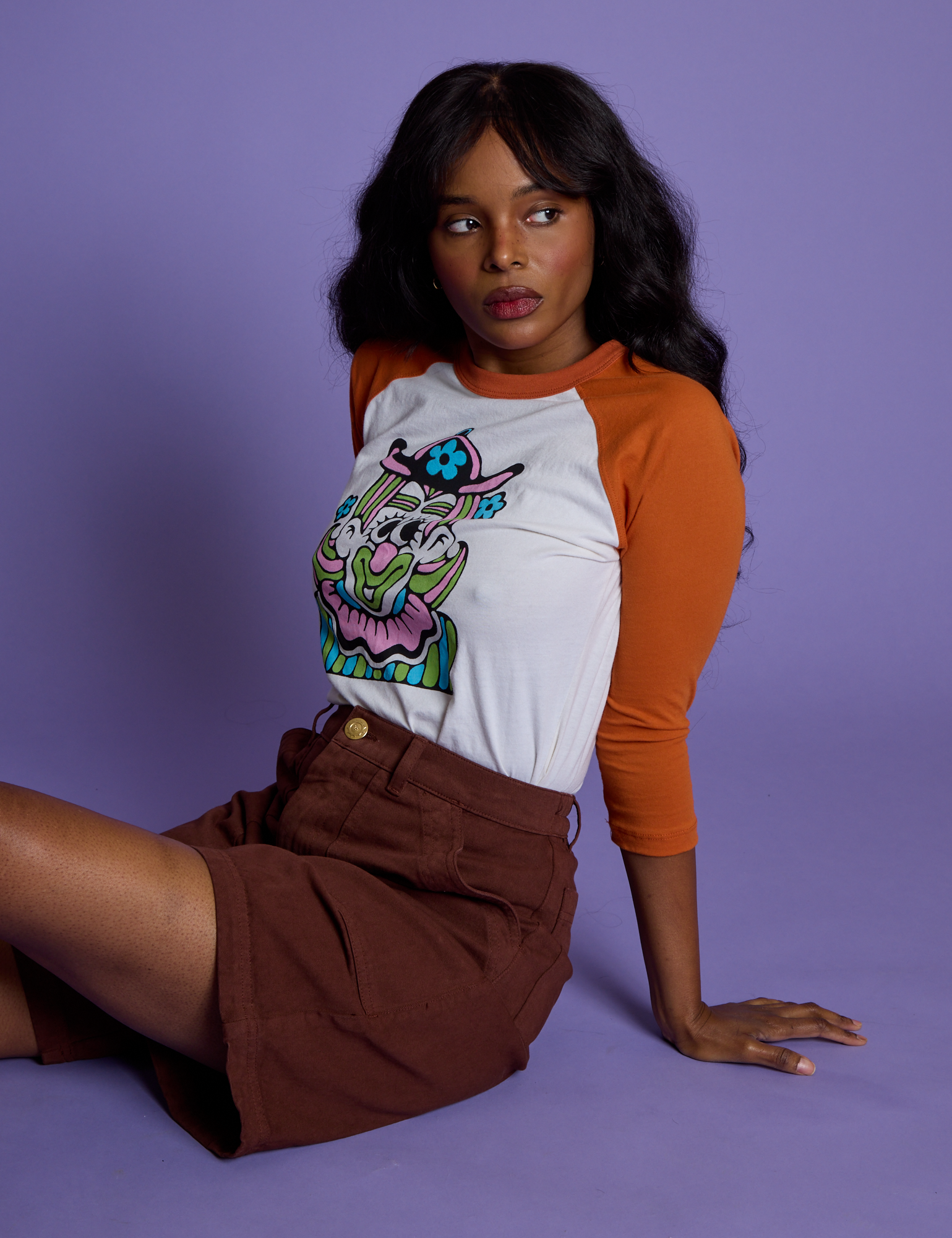 *PRE-ORDER* Halloween Raglan Tee - Clown