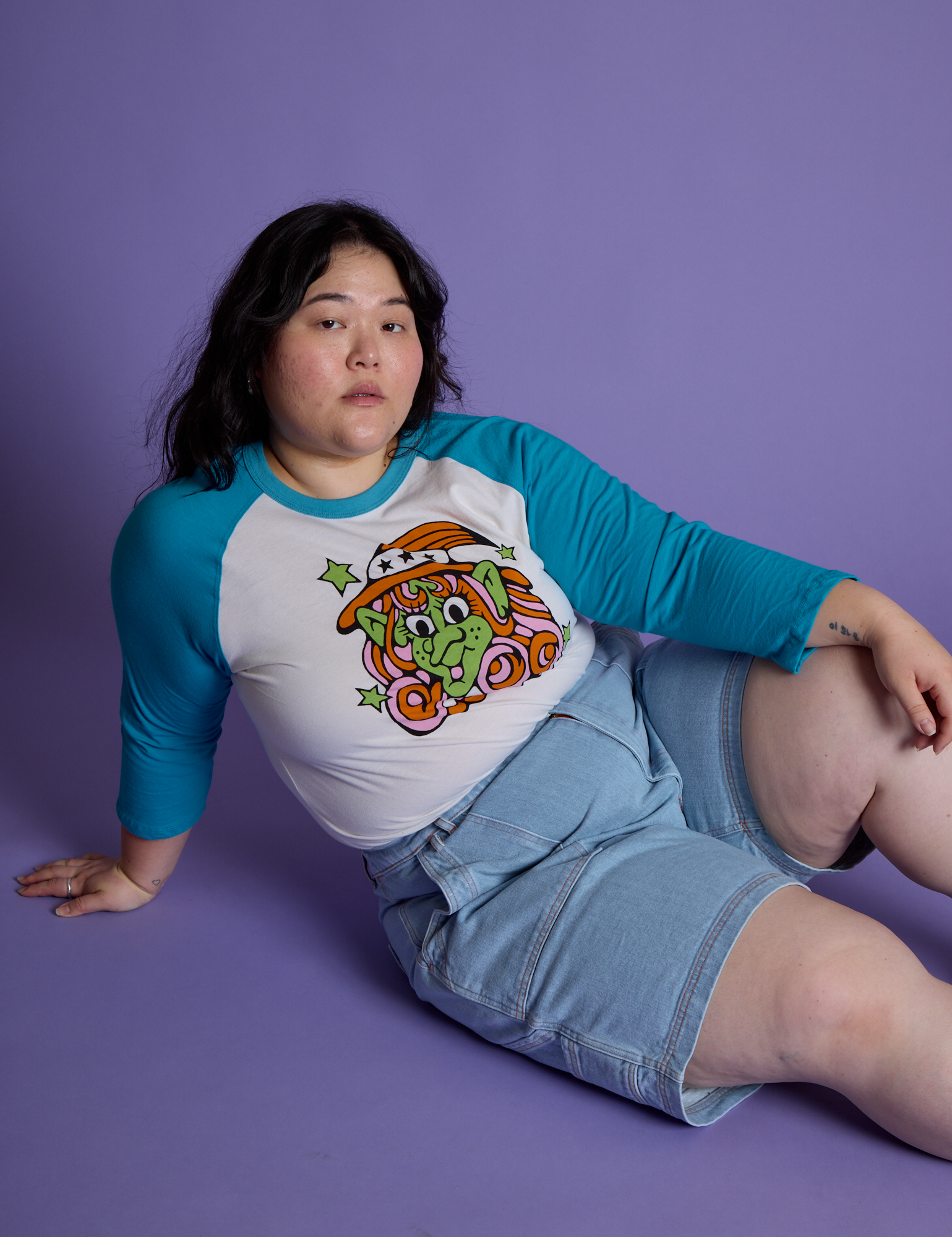 *PRE-ORDER* Halloween Raglan Tee - Witch