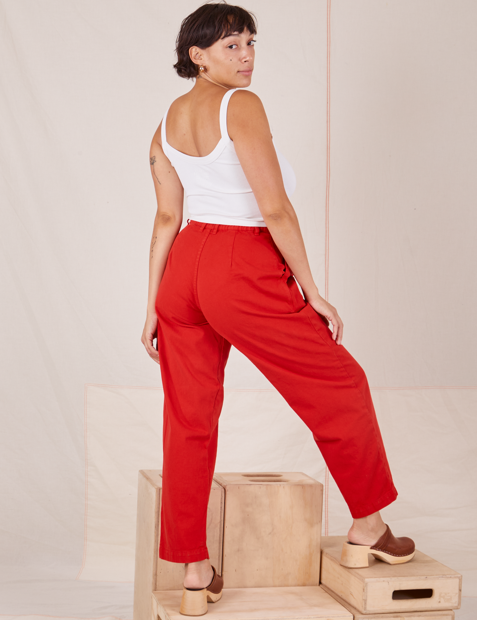 Heavyweight Trousers Mustang Red BIG BUD PRESS