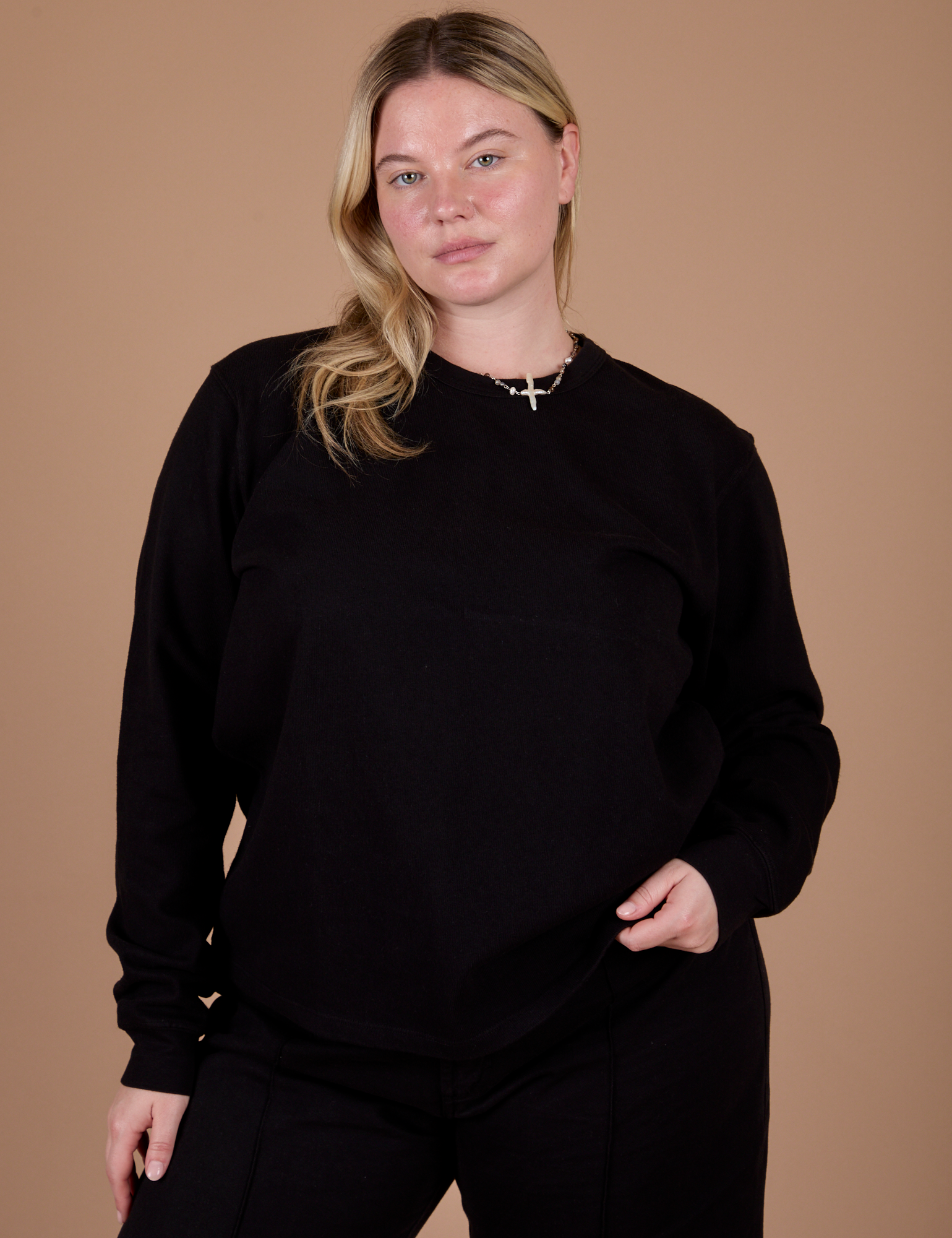 Long Sleeve Burly Tee - Basic Black