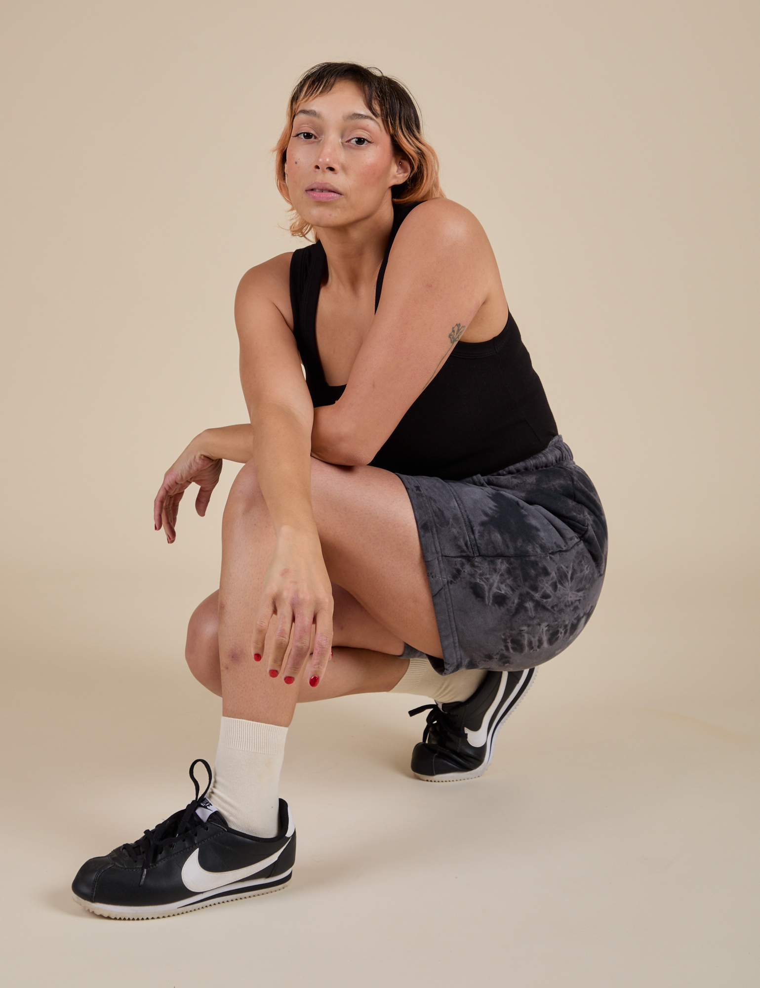 Heavyweight Sweat Shorts - Black Magic Waters