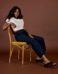 TRY-A-STYLE TUESDAY - Linen Action Pants - Navy Blue *FINAL SALE*