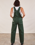 Original Overalls in Swamp Green back view on Tiara