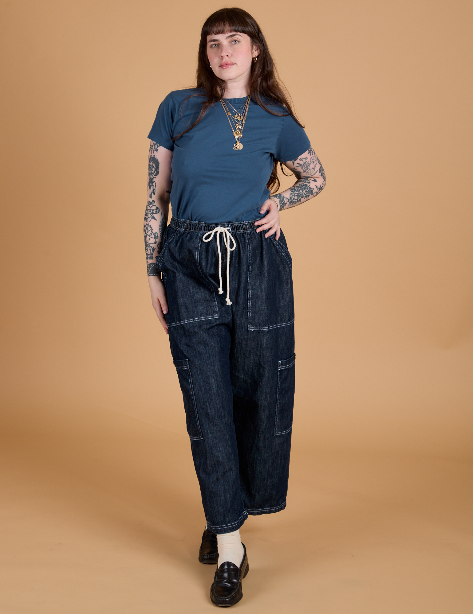 TRY-A-STYLE The Organic Vintage Tee - French Blue *FINAL SALE