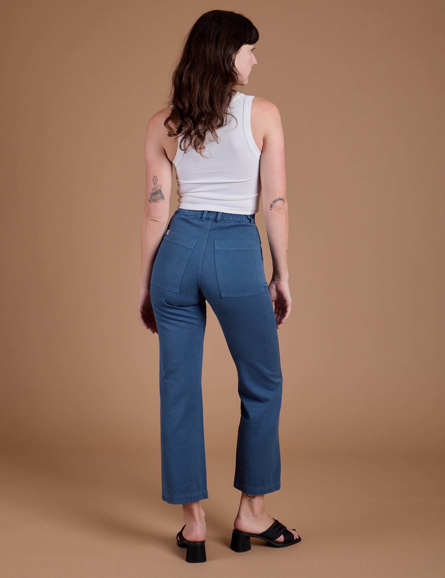 Organic Work Pants - French Blue