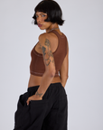 Porthole Tank - Fudgesicle Brown
