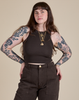 Racerback Tank - Espresso Brown