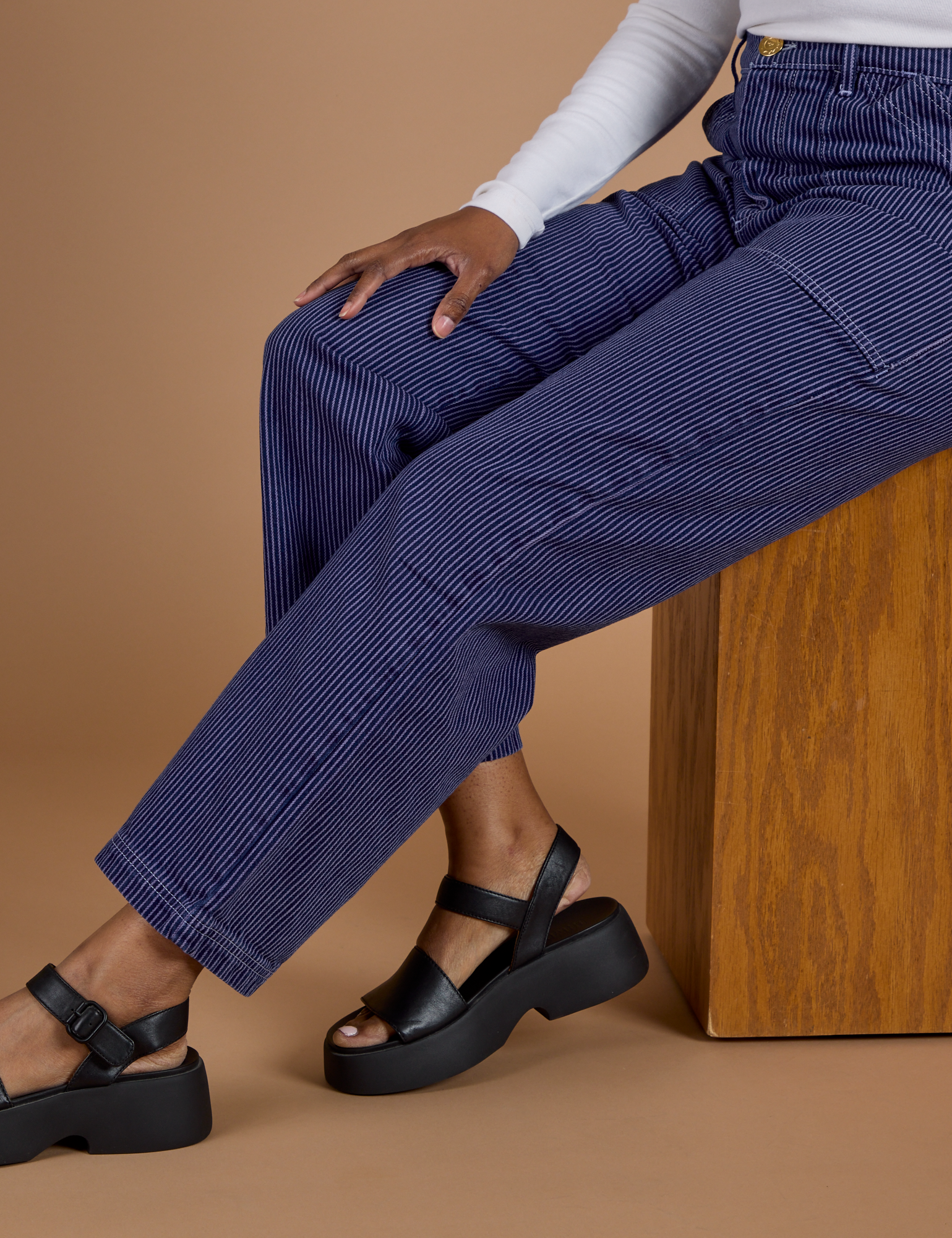 Railroad Denim Work Pants - Faded Grape Overdye