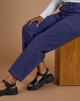 Railroad Denim Work Pants - Faded Grape Overdye