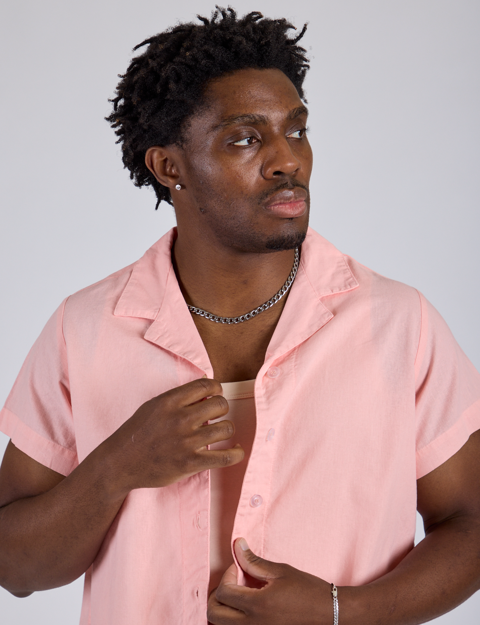 Pantry Button-Up - Baby Pink