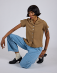 Pantry Button-Up - Desert Brown