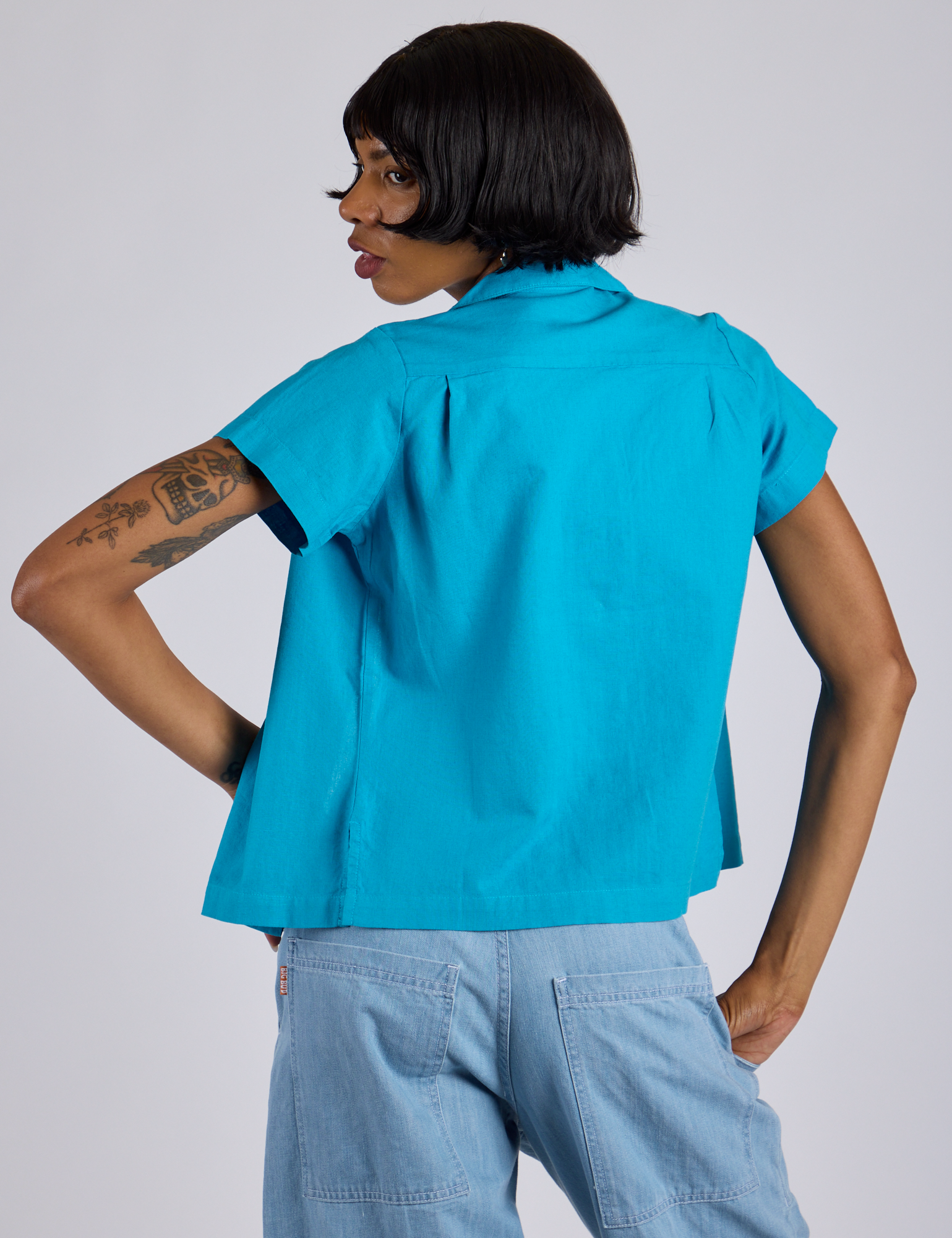Pantry Button-Up - Hawaiian Blue