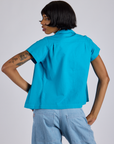 Pantry Button-Up - Hawaiian Blue
