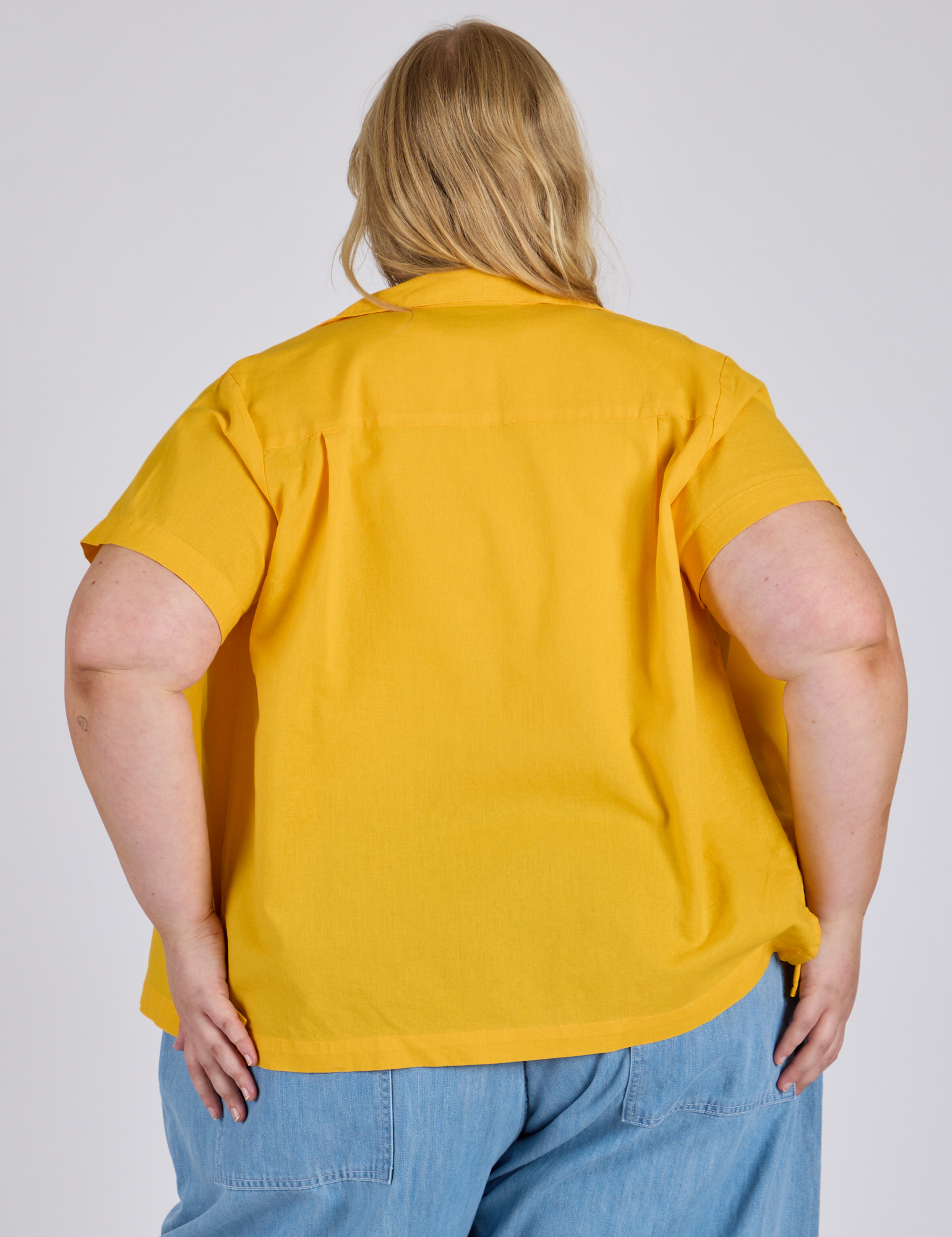 Pantry Button-Up - Sunshine Yellow