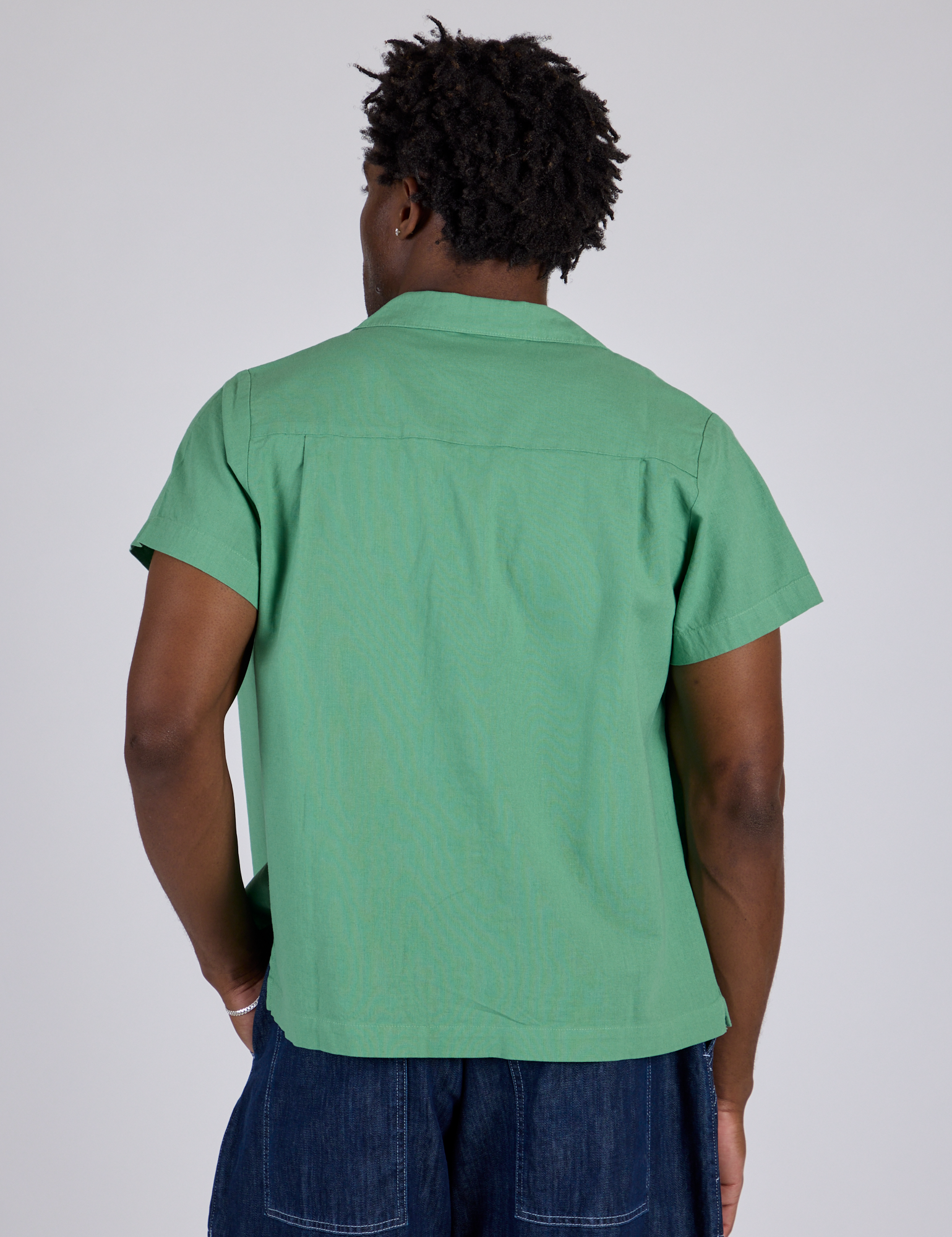 Pantry Button-Up - Seafoam Green