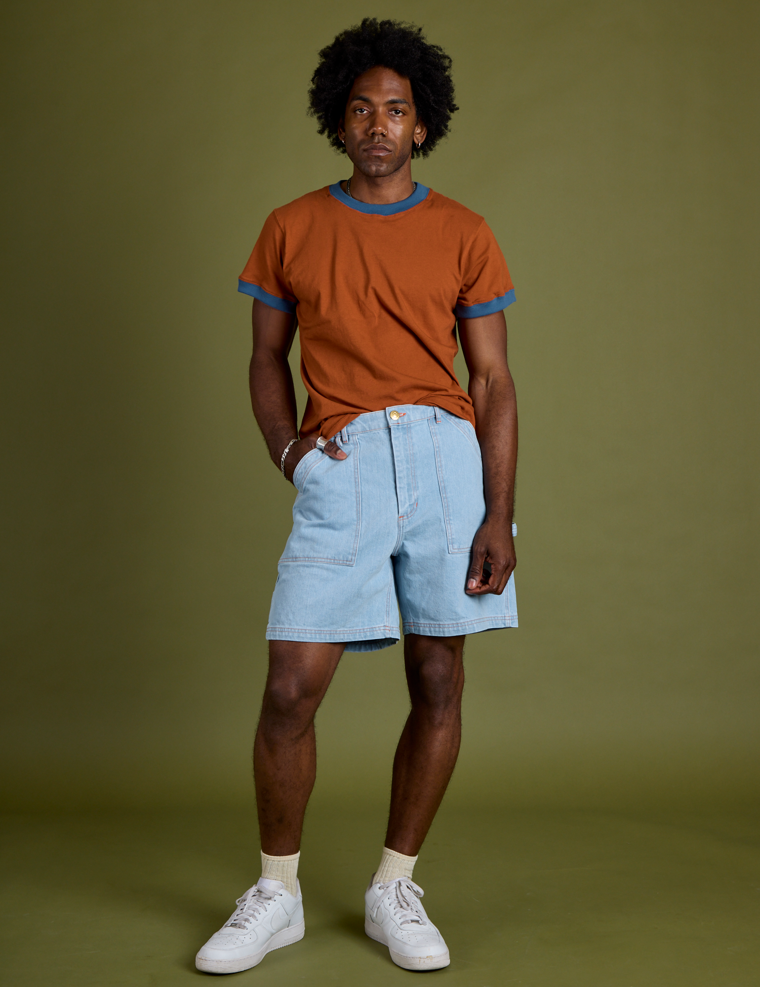 Vintage Ringer Tee - Burnt Terracotta