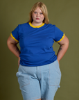 Vintage Ringer Tee - Royal Blue