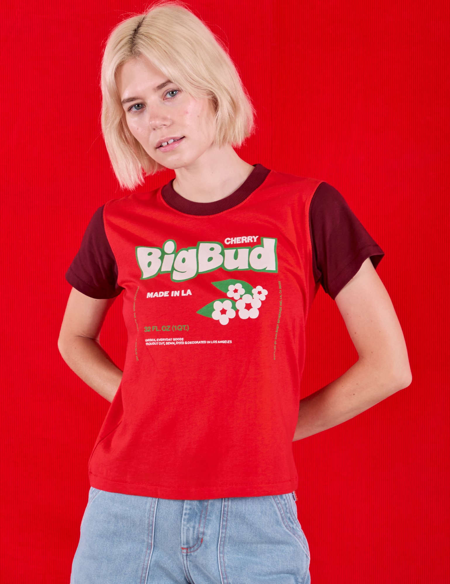 【海外限定】Ado POP-UPタイポグラフィTシャツ韓国カラー(Ｌサイズ) ADO ソウル popup限定Typography T-Shirt サイズ:L Ado Typography T