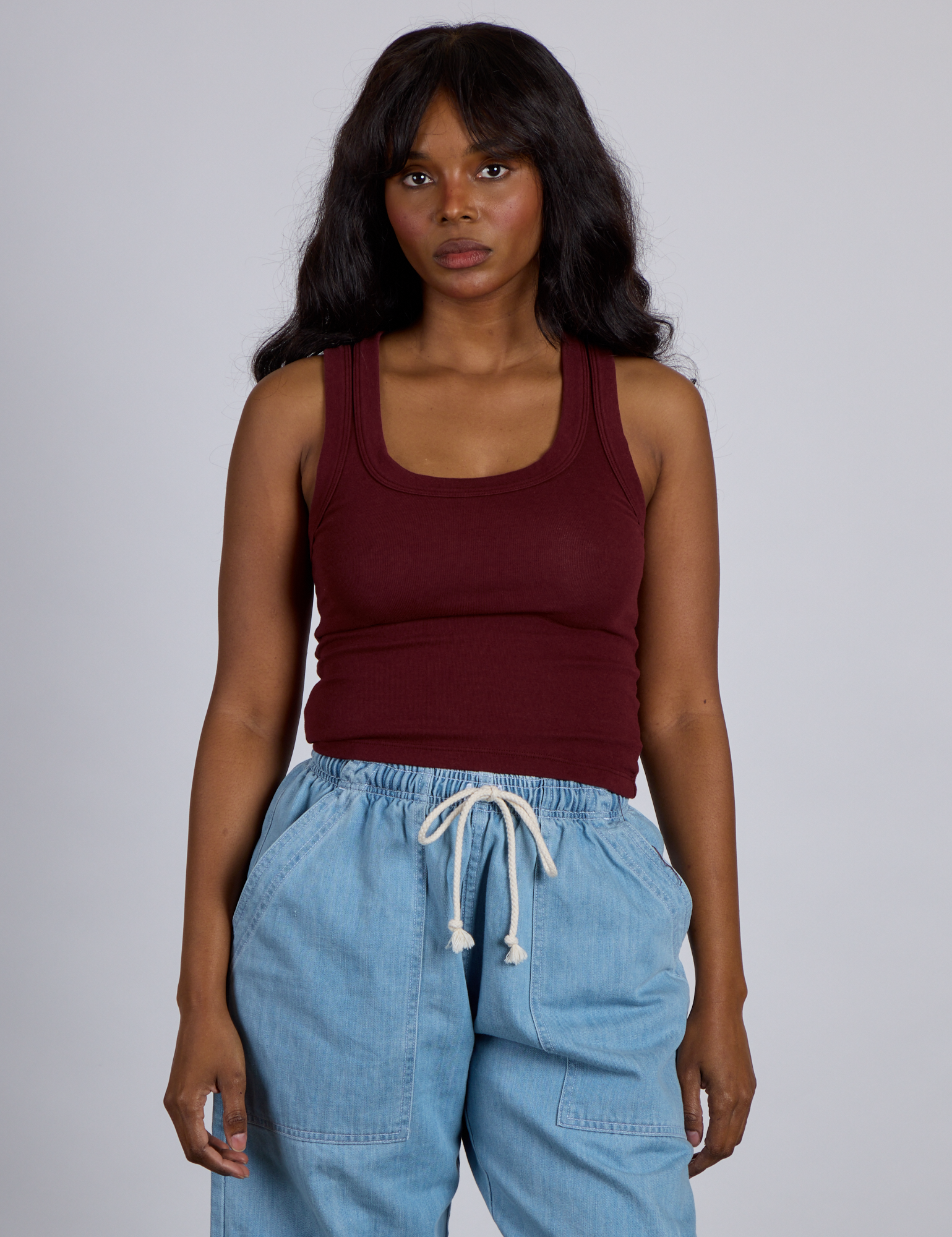 The Tank Top - Red Wine