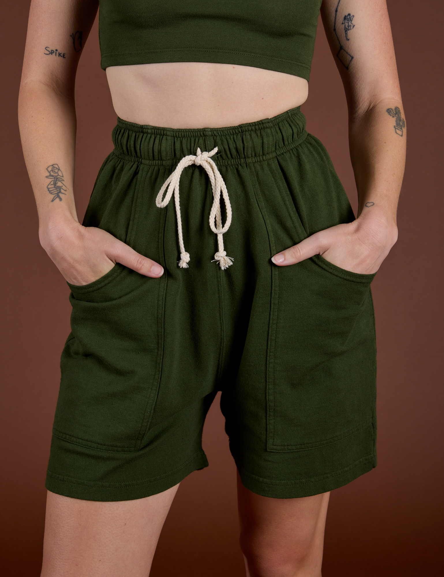 Sweat Shorts - Evergreen – BIG BUD PRESS