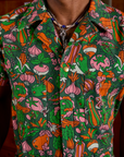 Short Sleeve Jumpsuit in Kitchen Collection front close up on Jerrod