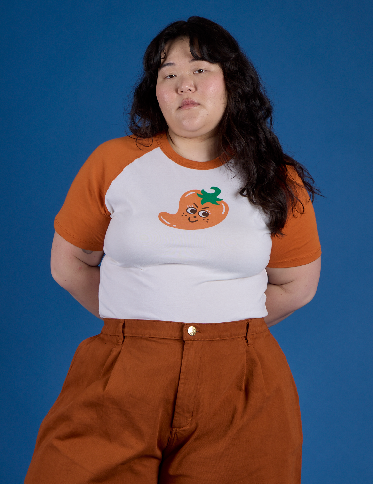 Produce Raglan Tee - Habanero