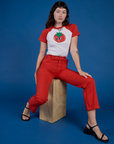 Produce Raglan Tee - Tomato