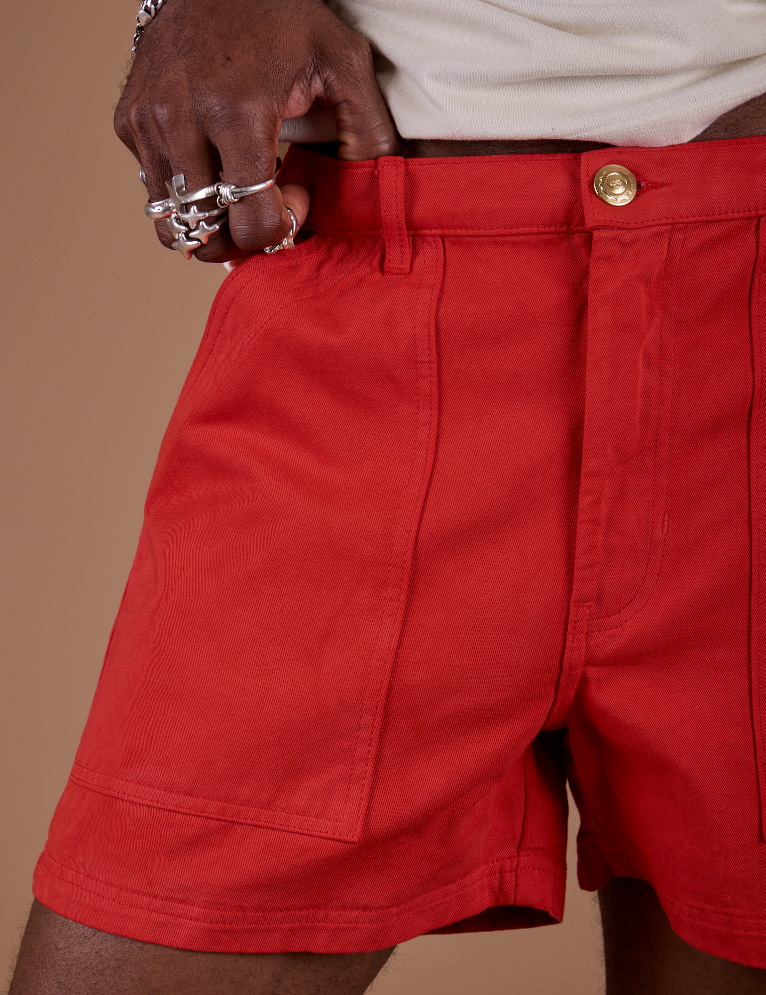 Classic Work Shorts - Mustang Red