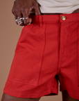 Classic Work Shorts - Mustang Red