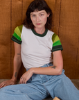 Calypso Tee in Forest on Alex