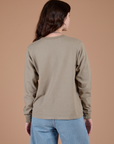 Long Sleeve Burly Tee - Khaki Grey