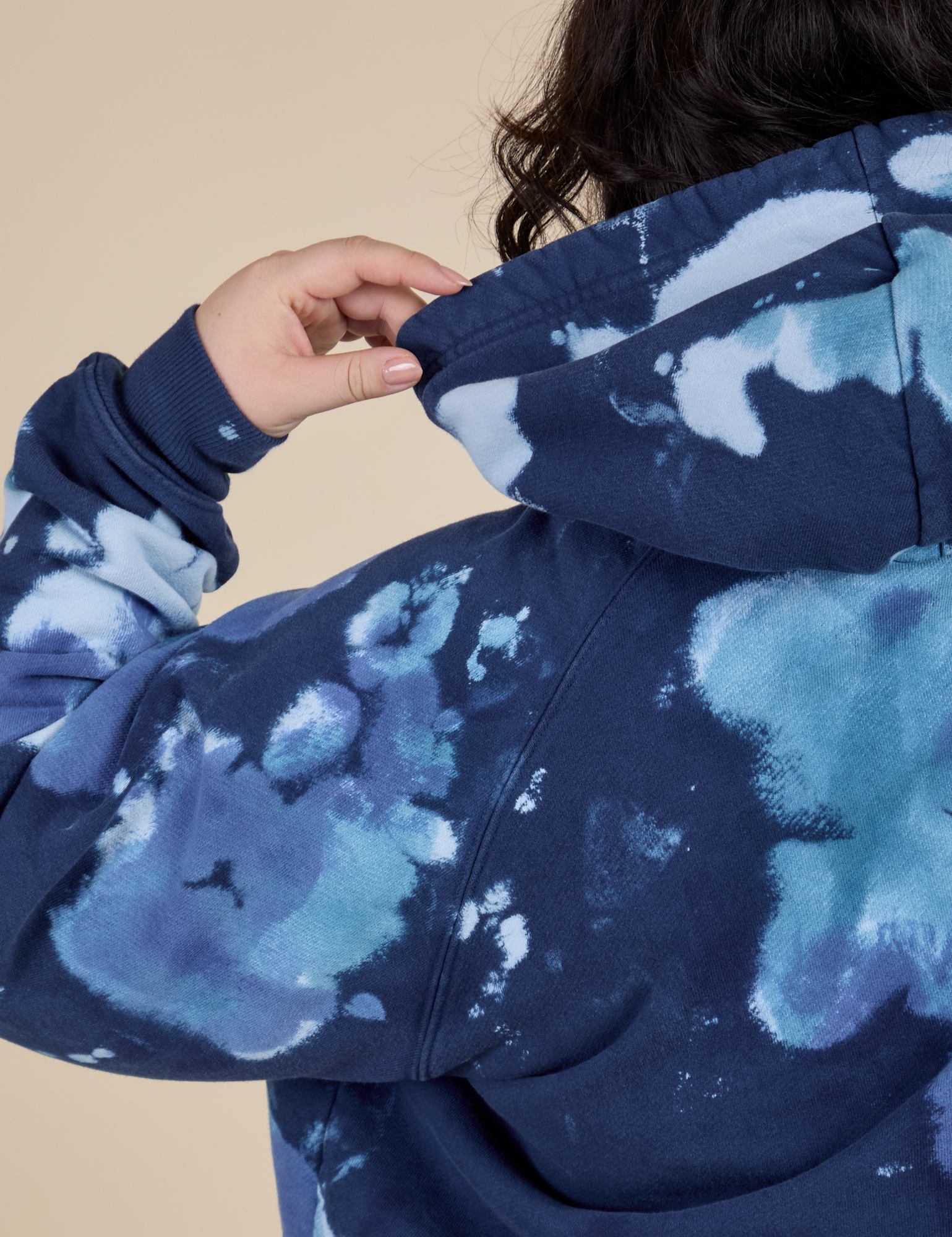 Heavyweight Oversized Hoodie - Blue Magic Waters