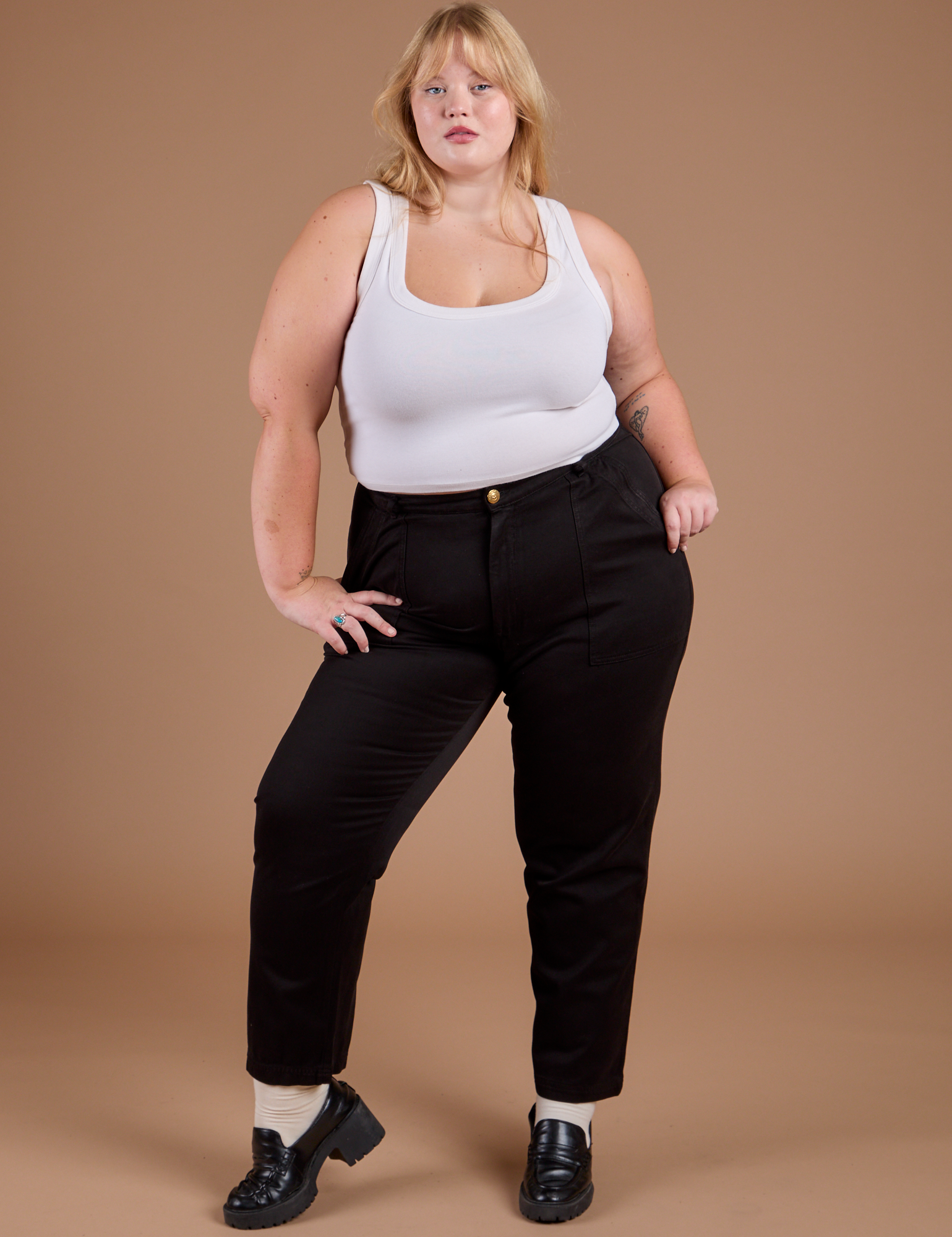 Organic Work Pants - Basic Black