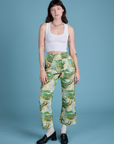 Printed Action Pants - Ocean & Sky
